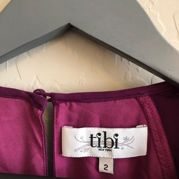 Tibi Ruffle Faux Wrap Dress - Picture 5 of 9